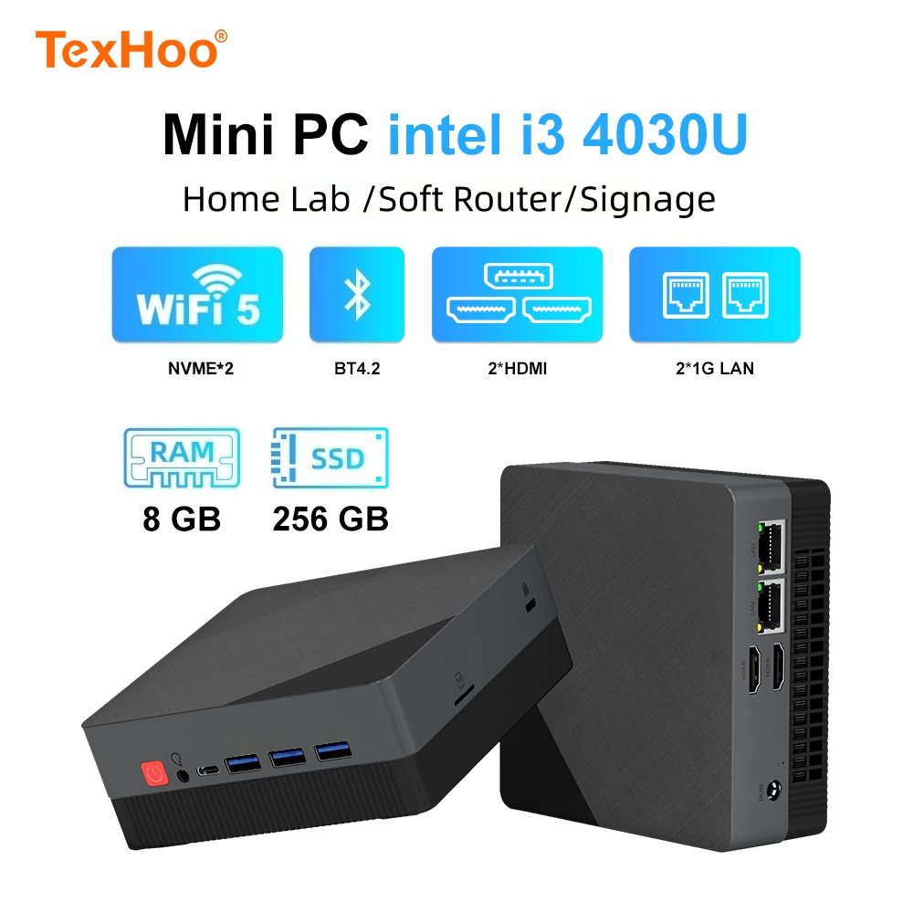 Memory Card Ssd - Texhoo MINI PC Intel Core I3