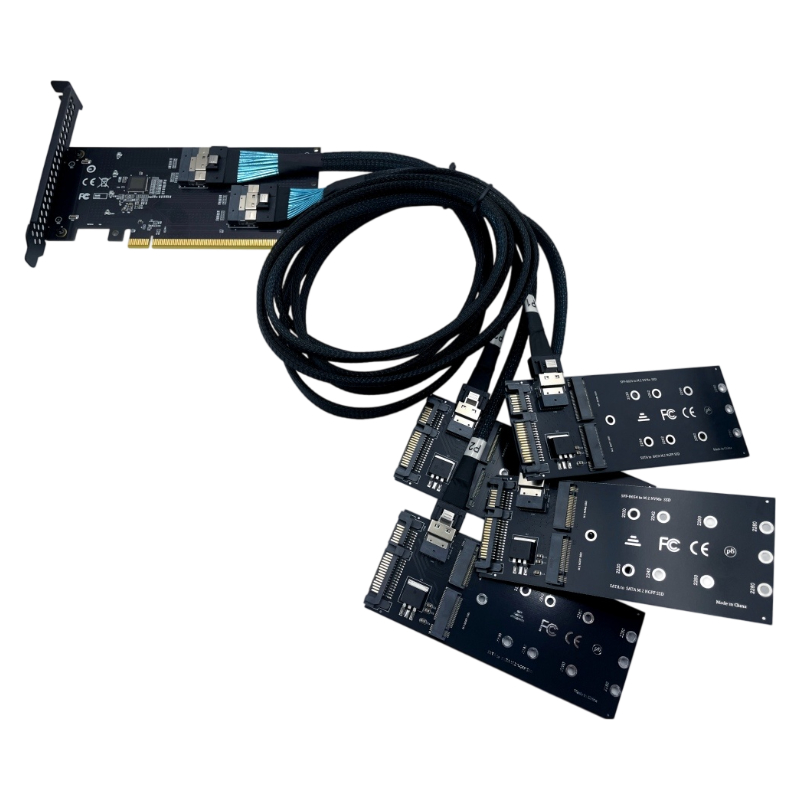 Memory Card Ssd - NEW PCIe X16 SFF‑8654 SlimSAS to