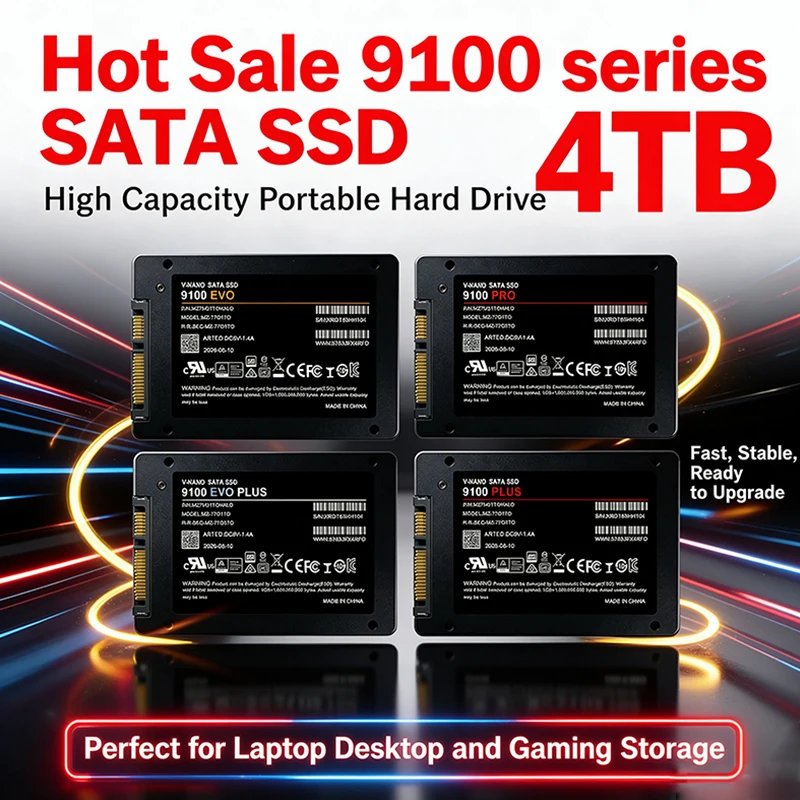 Ssd 500Gb - 2026 New 9100PRO SATA SSD 500GB