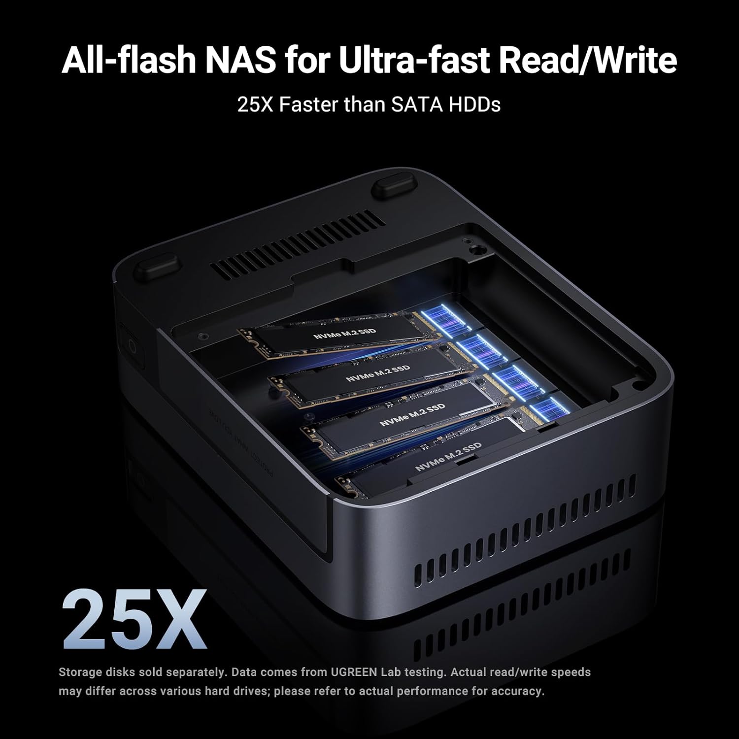 Nvme Ssd - UGREEN NASync DXP480T Plus 4-Bay All-Flash