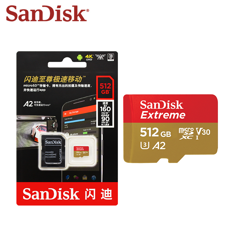 Memory Card Ssd - SanDisk Extreme V30 A2 microSDXC Memory