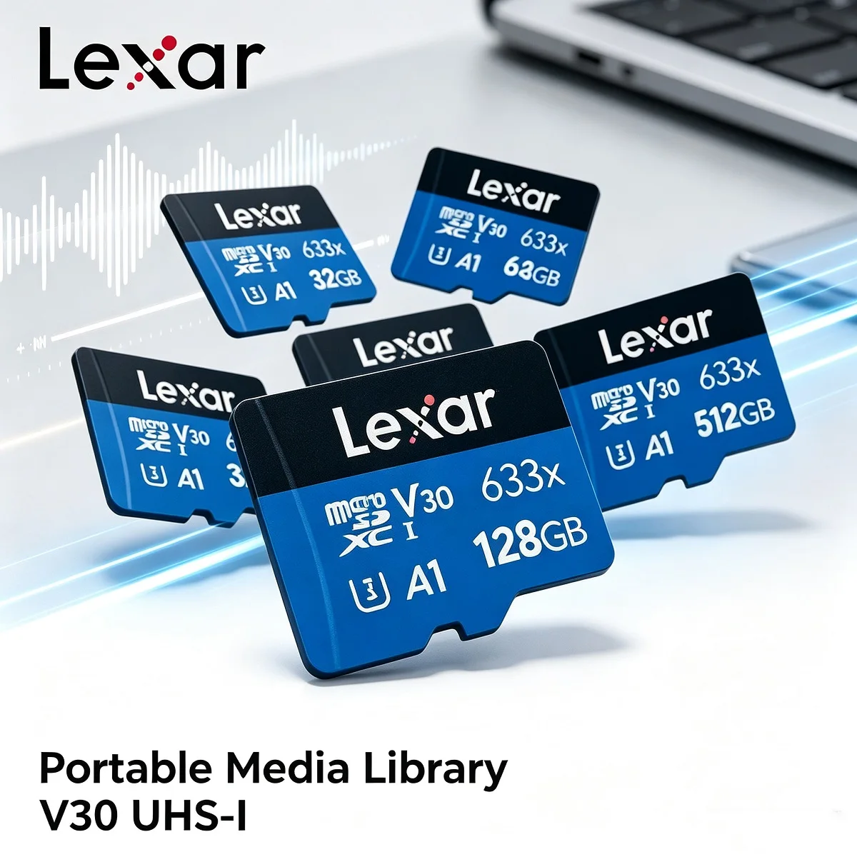 Memory Card Ssd - Lexar BLUE Series High-Performance 633x MicroSDHC