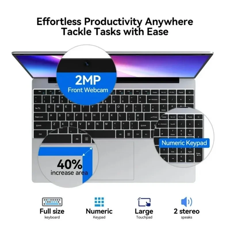 2026 New 15.6' Intel N150 Wind - огляд і ціна Ssd 1Tb