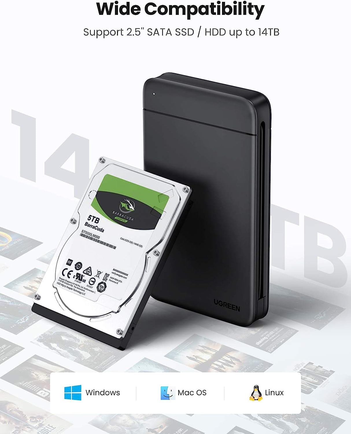 UGREEN USB C Hard Drive Enclos - огляд і ціна External Ssd