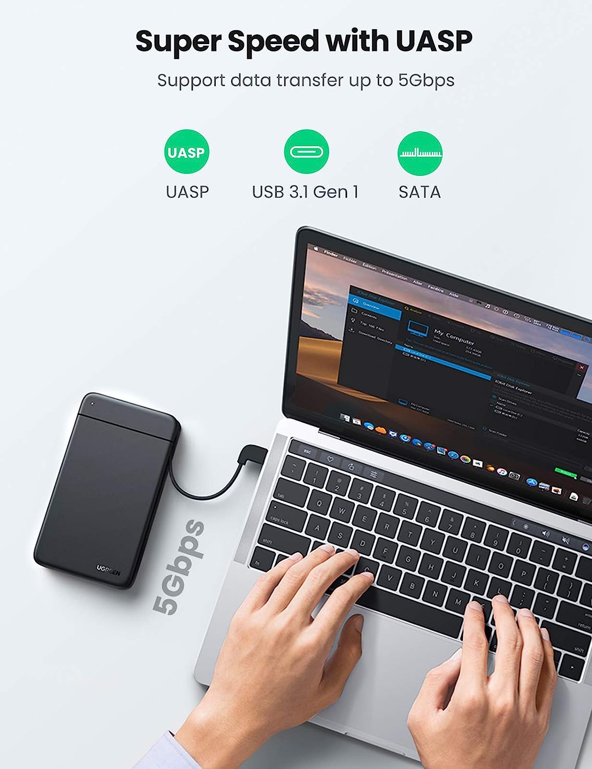 UGREEN USB C Hard Drive Enclos - огляд і ціна External Ssd