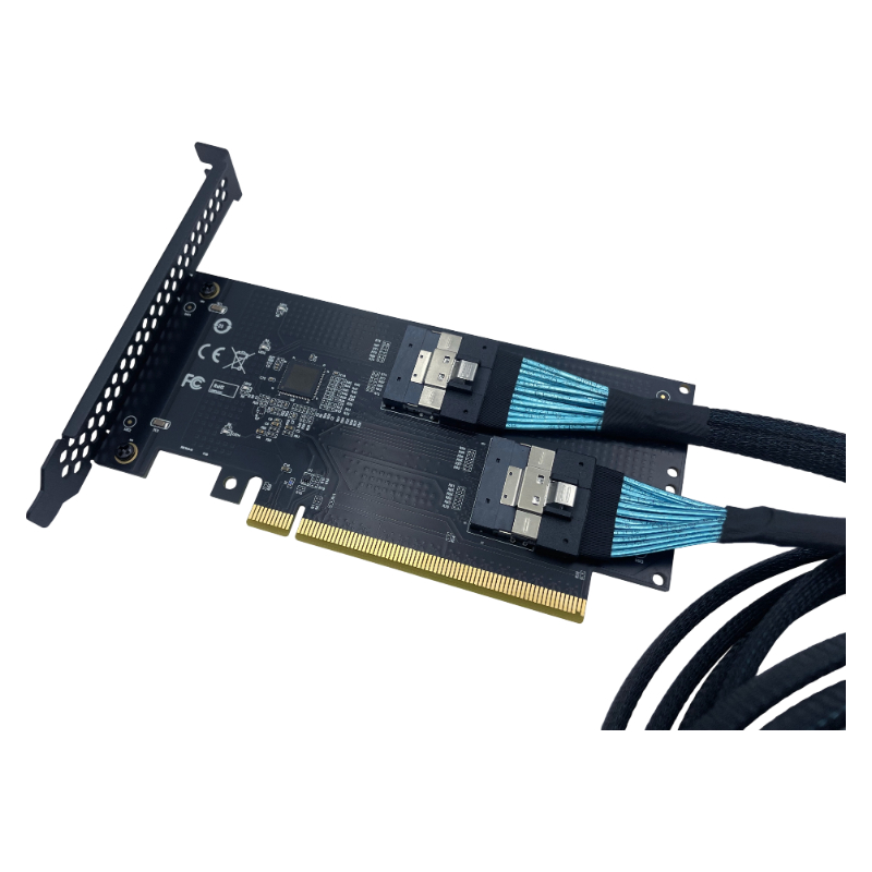 NEW PCIe X16 SFF‑8654 SlimSAS  - огляд і ціна Memory Card Ssd