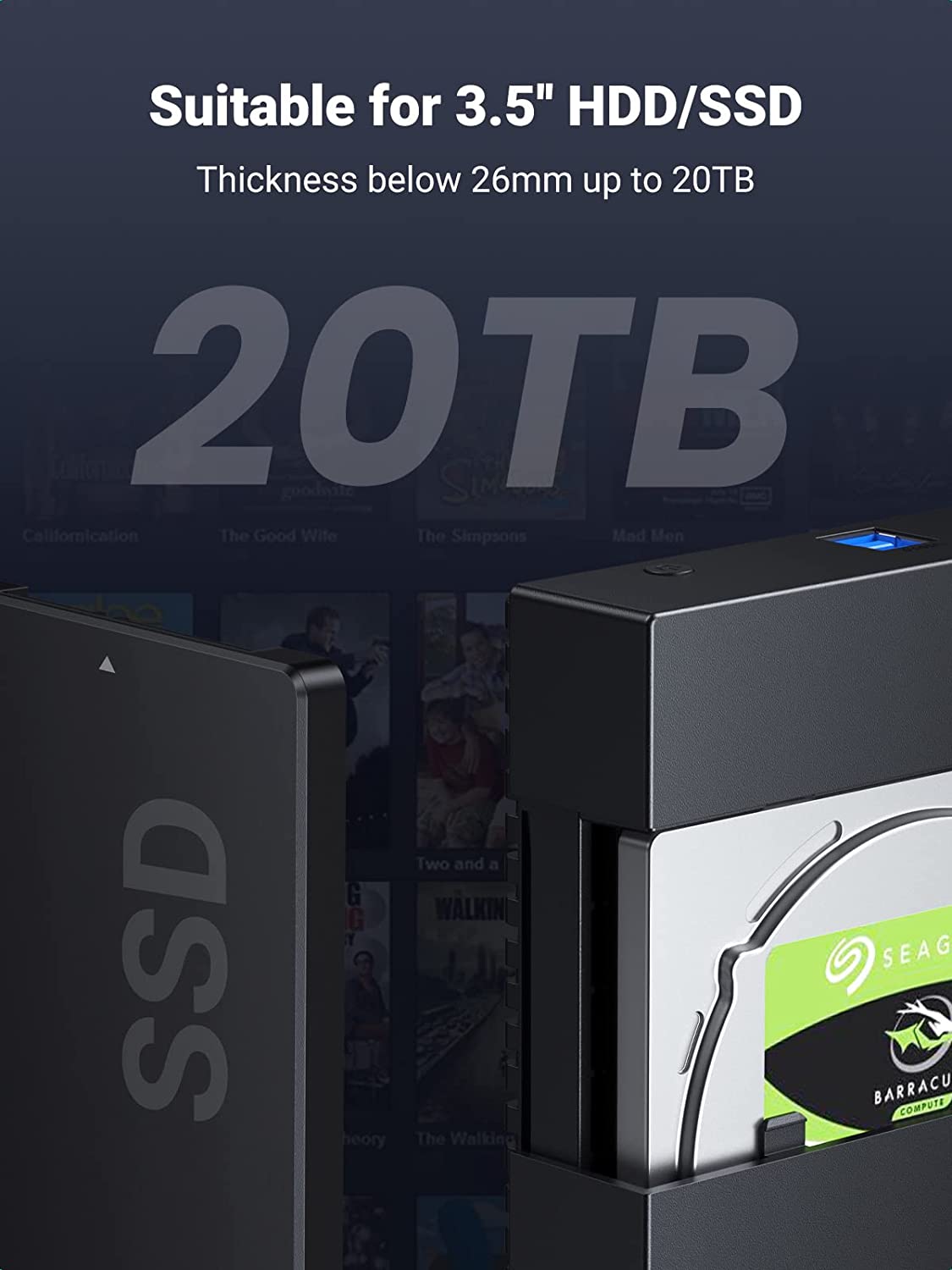 UGREEN External Hard Drive Enc - огляд і ціна Sata Ssd