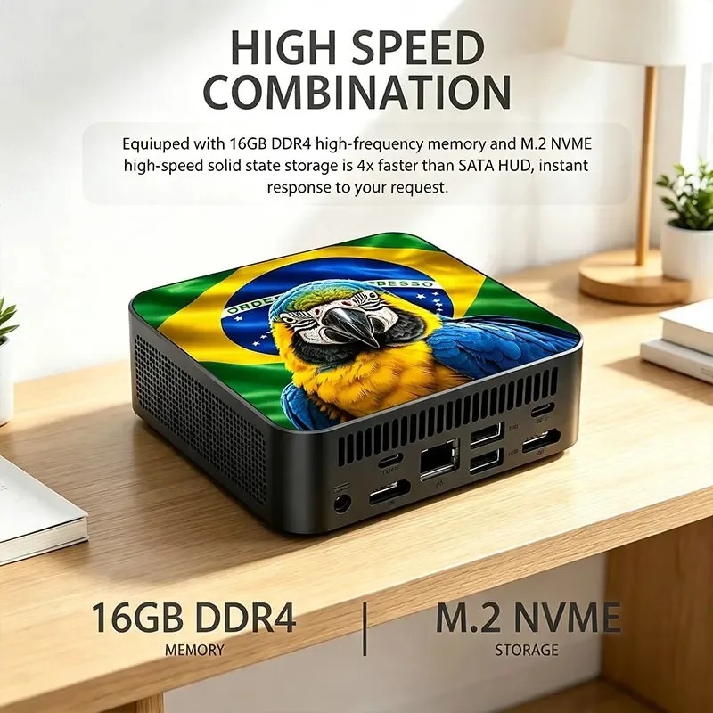 New Powerful Mini PC Computer  - огляд і ціна Ssd 1Tb