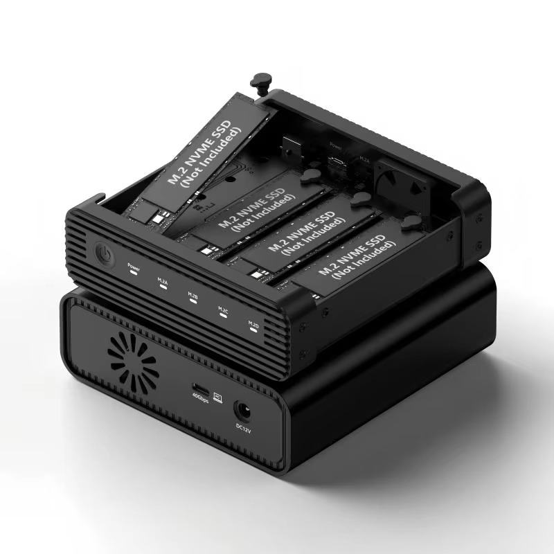 Aluminum M2 4-Bay USB4 Externa - огляд і ціна Nvme Ssd