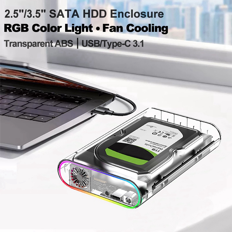 3.5IN HDD/SSD Enclosure Transp - огляд і ціна External Ssd