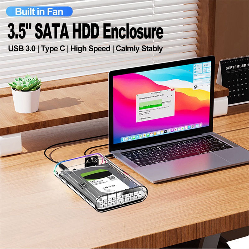 3.5IN HDD/SSD Enclosure Transp - огляд і ціна External Ssd