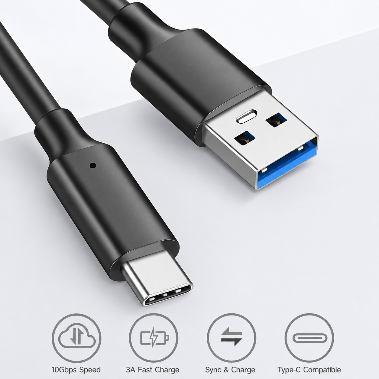 USB 3.2 Type C to A Cable 10Gb - огляд і ціна Samsung Ssd