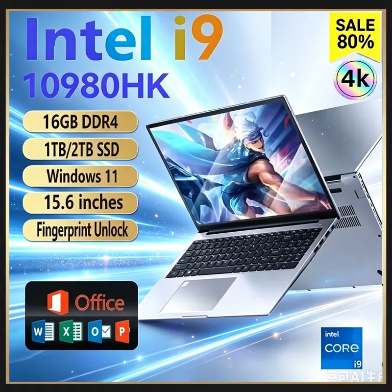 15.6inch Potrable Laptop Intel - огляд і ціна Ssd 1Tb
