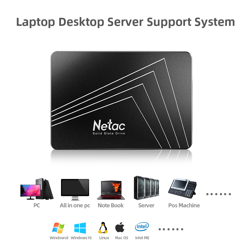 Netac 128gb 256gb 512gb 1tb 2t - огляд і ціна Ssd 500Gb