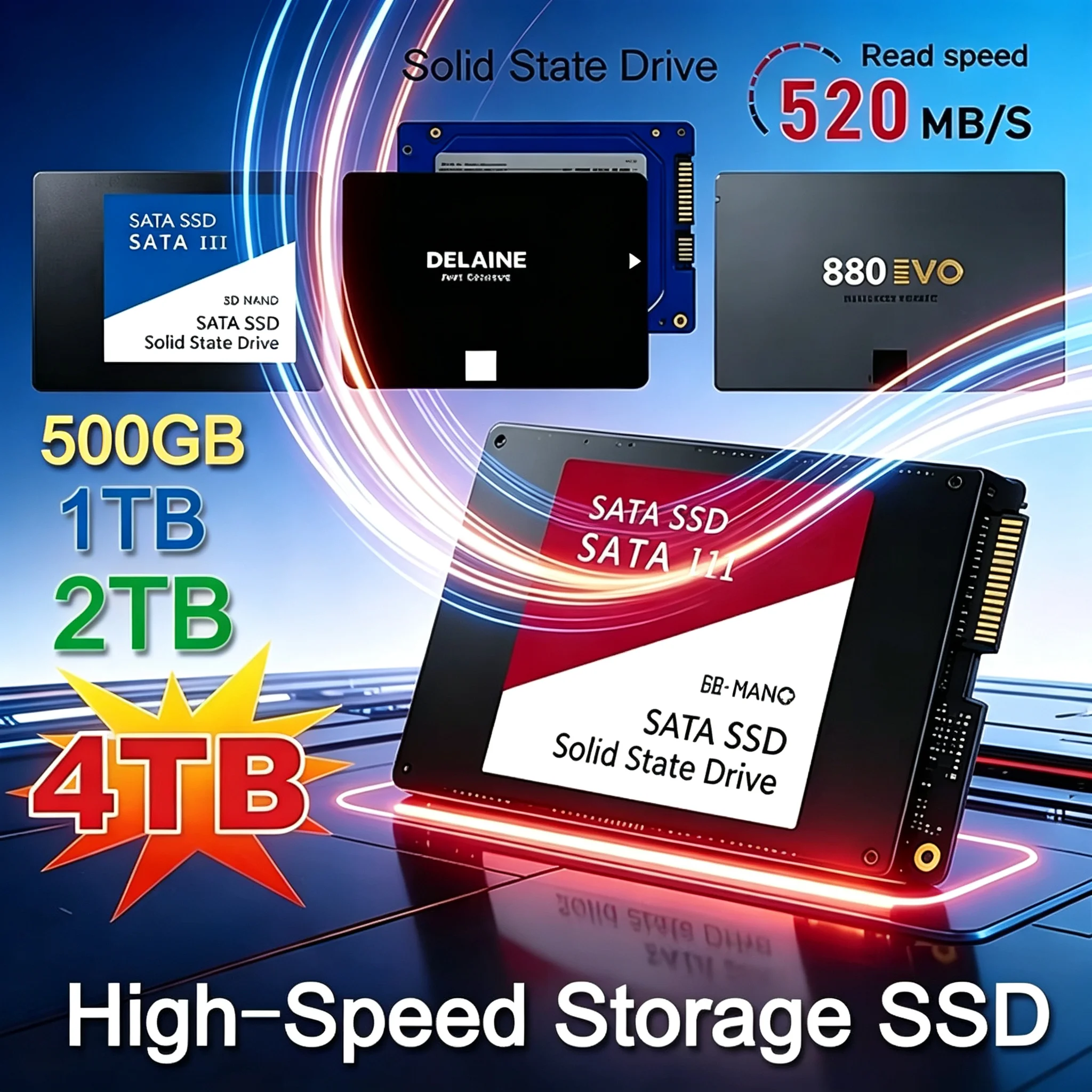 High Speed 500G 1TB 2TB 4TB So - огляд і ціна Ssd 500Gb