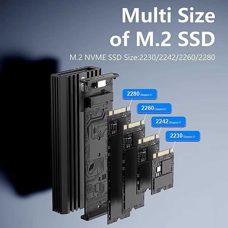 EE1 Aluminum M.2 NVME PCIE Ext - огляд і ціна Nvme Ssd