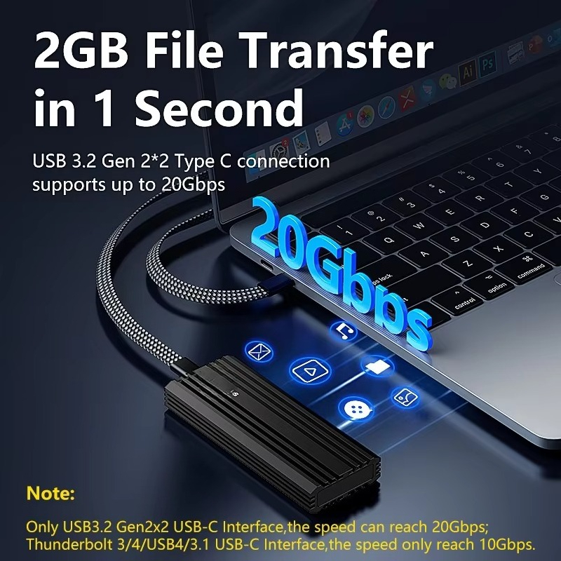 EE1 Aluminum M.2 NVME PCIE Ext - огляд і ціна Nvme Ssd