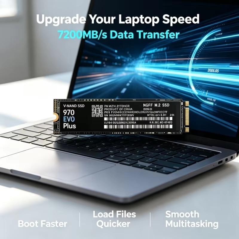 970 EVO plus M.2 NGFF SSD 7200 - огляд і ціна Samsung Ssd