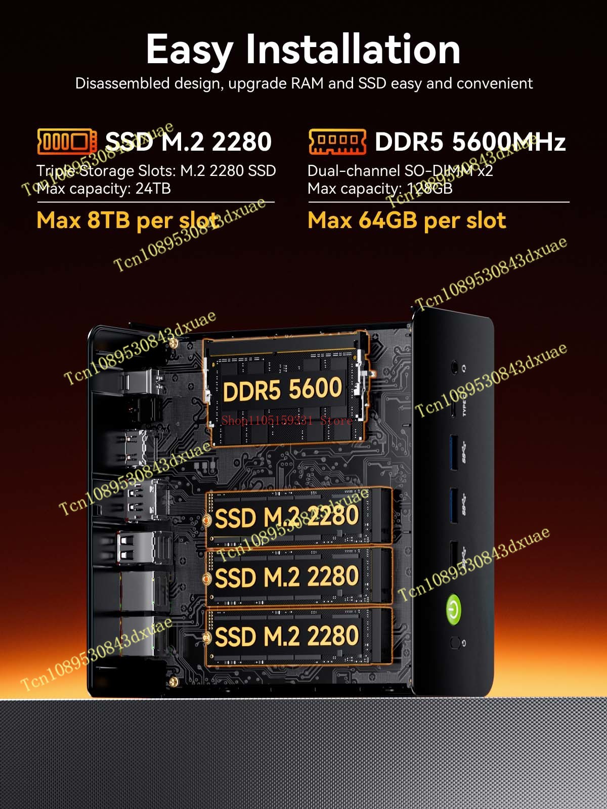 GMKtec NcuBox K12 MINI PC Ryze - огляд і ціна Nvme Ssd