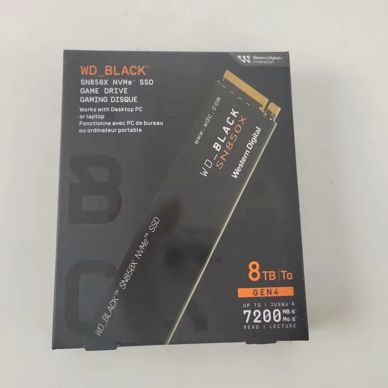 New WD_BLACK SN850X 8TB NVMe S - огляд і ціна Nvme Ssd