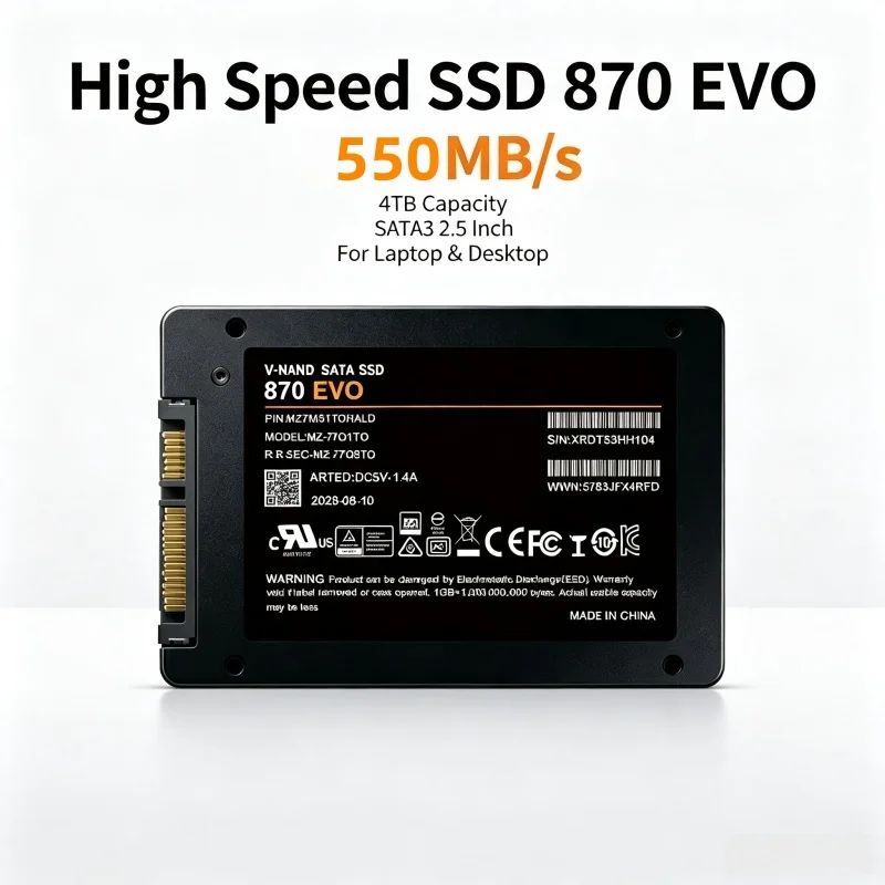 870 EVO SSD 1TB 500GB 2TB Inte - огляд і ціна Ssd 500Gb