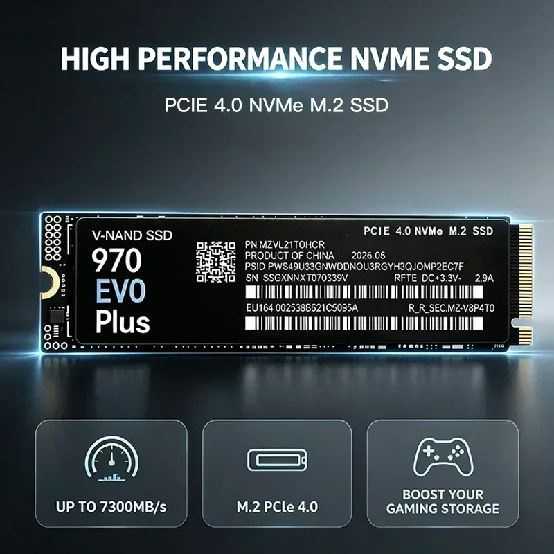 970 EVO Plus 7300MB/s 1TB 2TB  - огляд і ціна Samsung Ssd