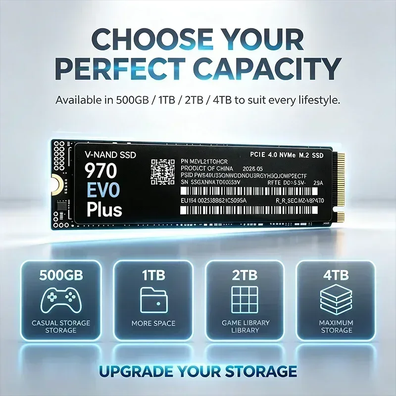 970 EVO Plus 7300MB/s 1TB 2TB  - огляд і ціна Samsung Ssd